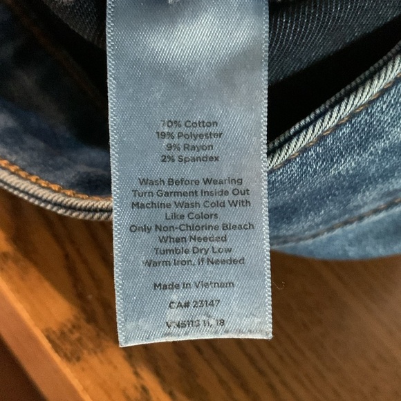 Talbots Flawless High Waist Jeggings Crop Jeans 12P - Picture 8 of 8